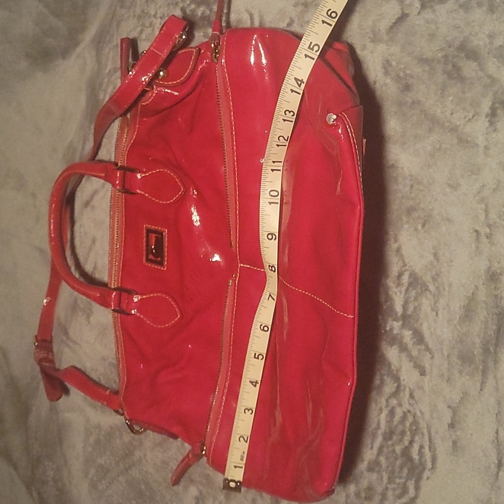 Dooney & Bourke Fuchsia Patent Leather Handbag - Picture 13 of 16